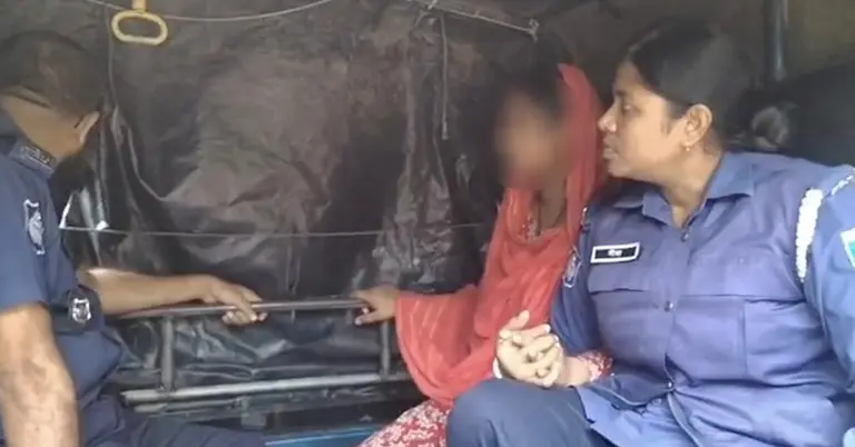 সন্দেহভাজন আটক হওয়া মা